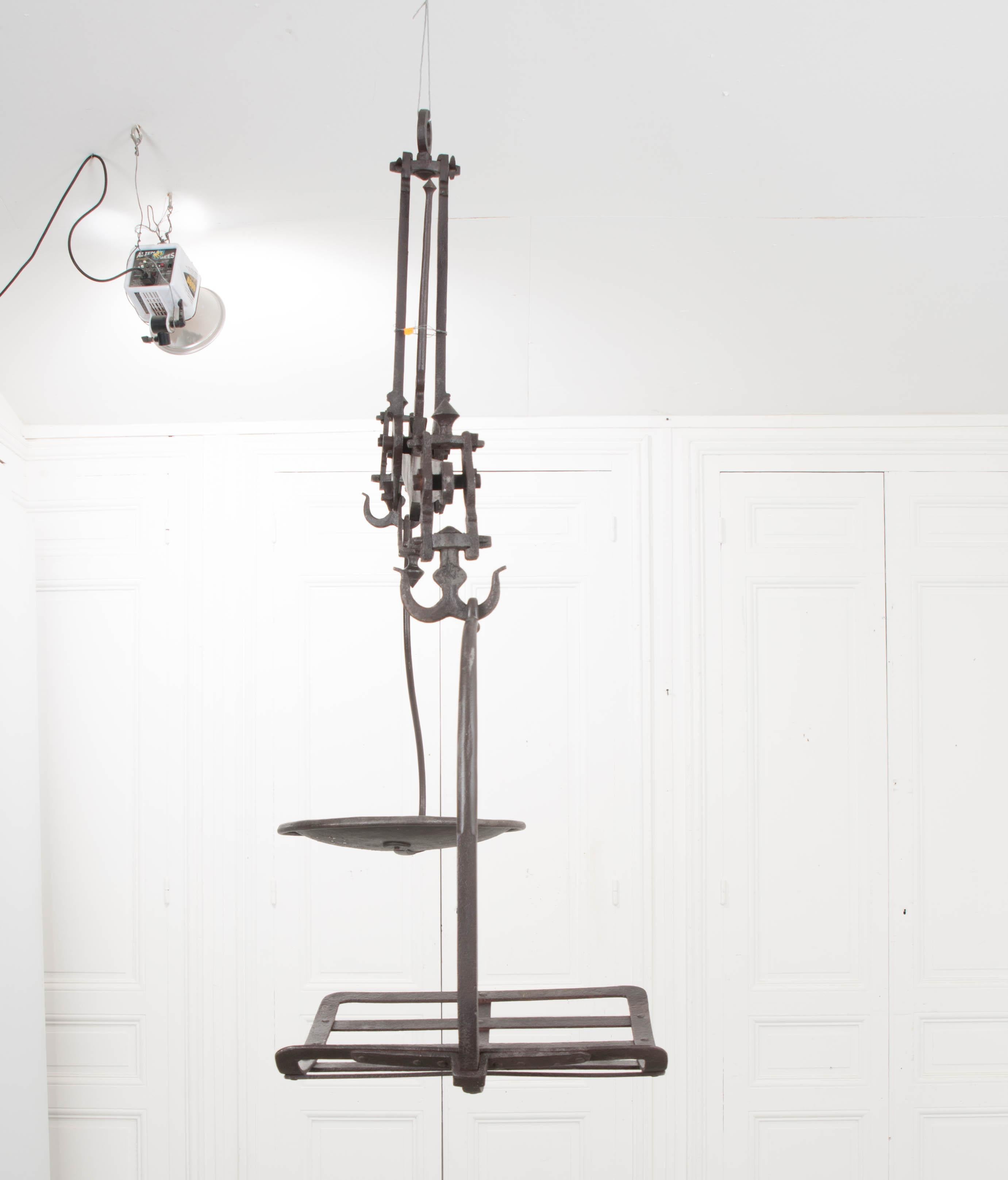 French Provincial French 19th Century Cast-Iron Produce Scale