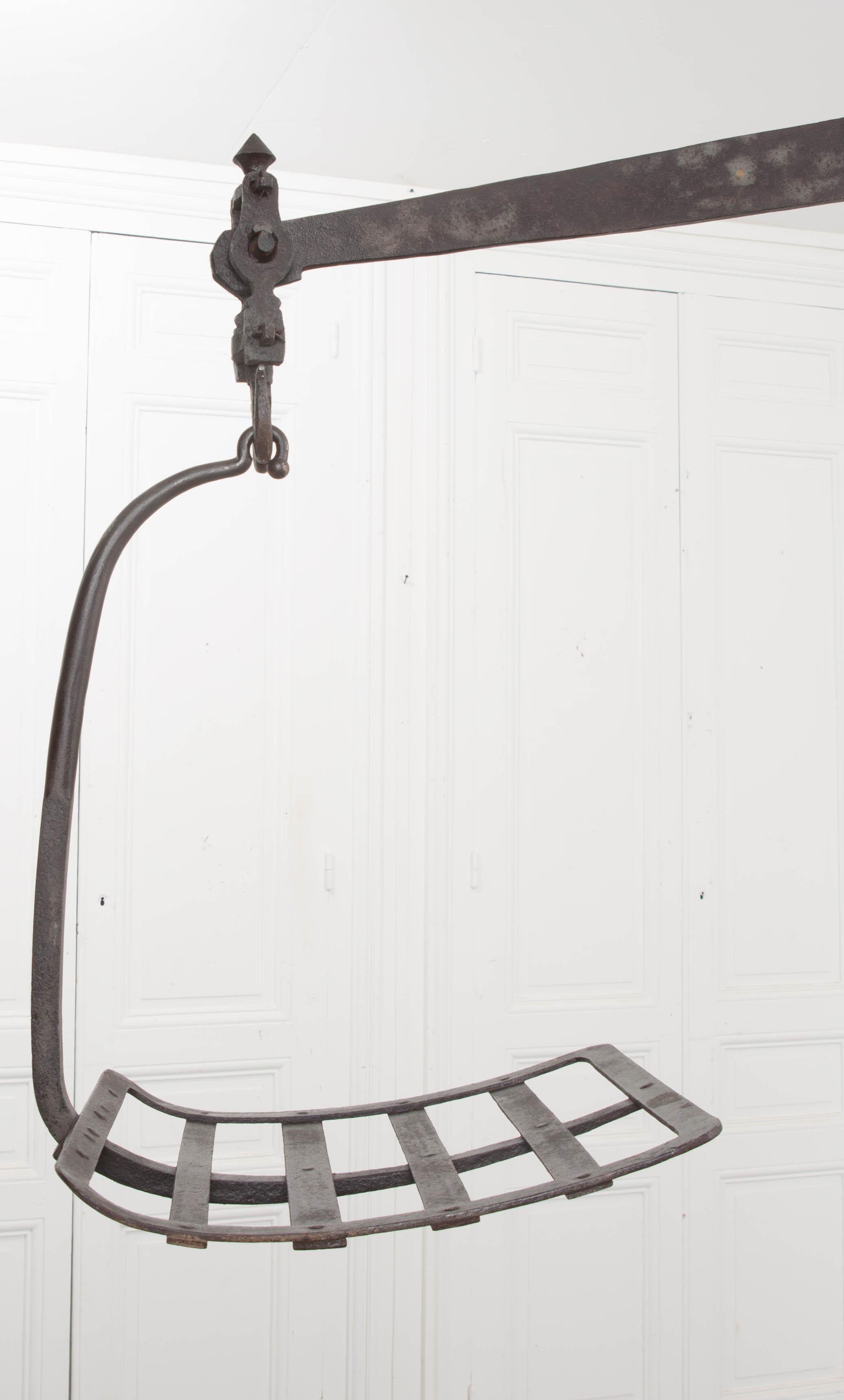French 19th Century Cast-Iron Produce Scale 4