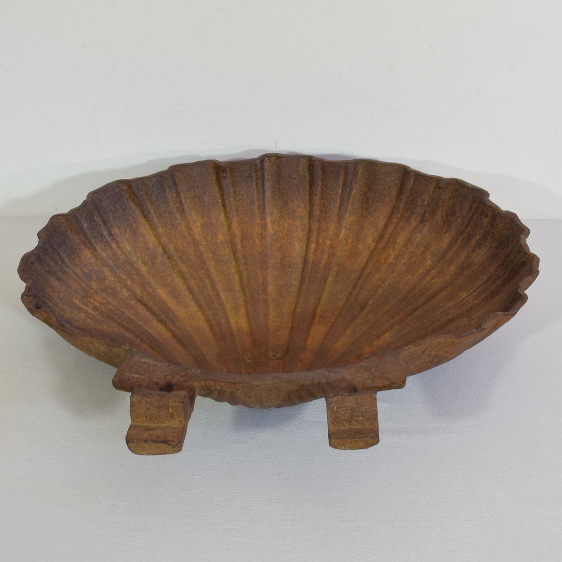 French, 19th Century, Cast Iron Shell / Water Basin for Fountain 3