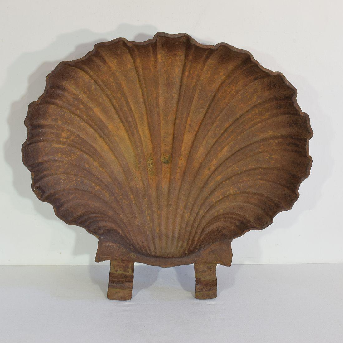 French, 19th Century, Cast Iron Shell / Water Basin for Fountain 6