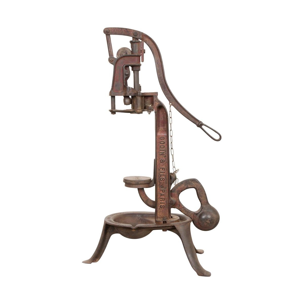 French 19th Century Cast-Iron Wine Corker