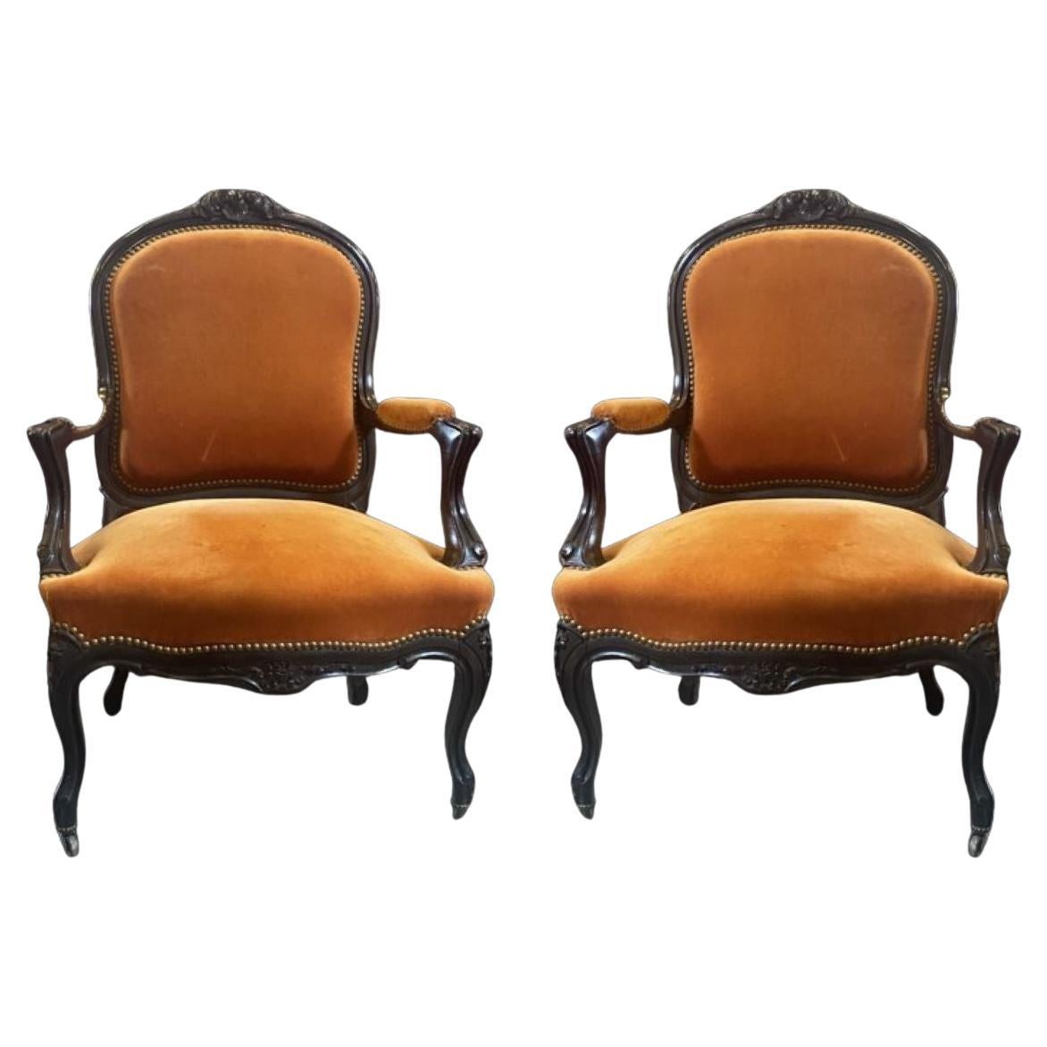 19th Century French Fireside Chairs For Sale at 1stDibs fireside