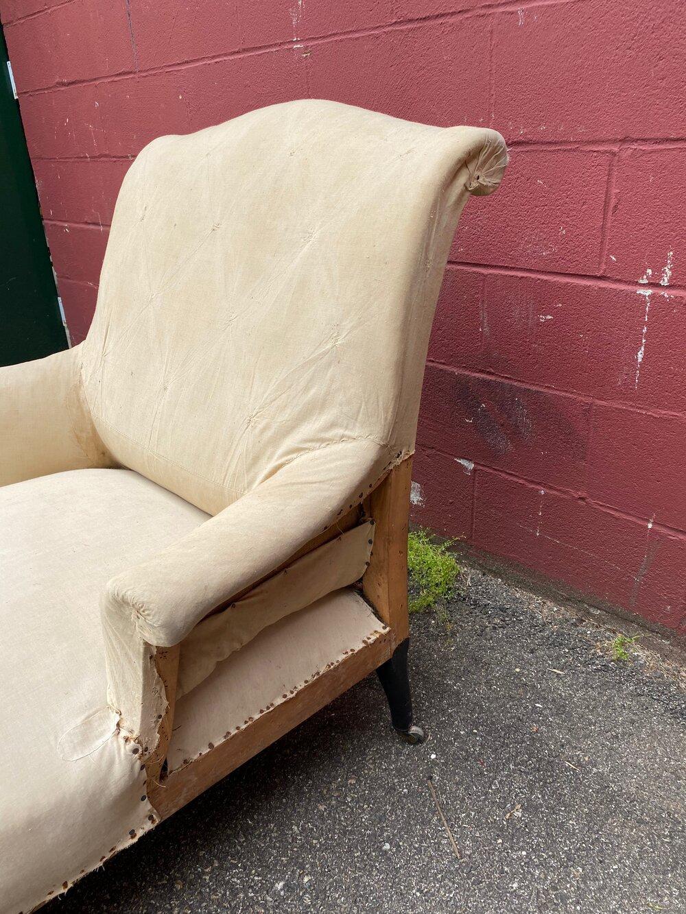 French 19th Century Chaise Longue In Good Condition In Buchanan, NY