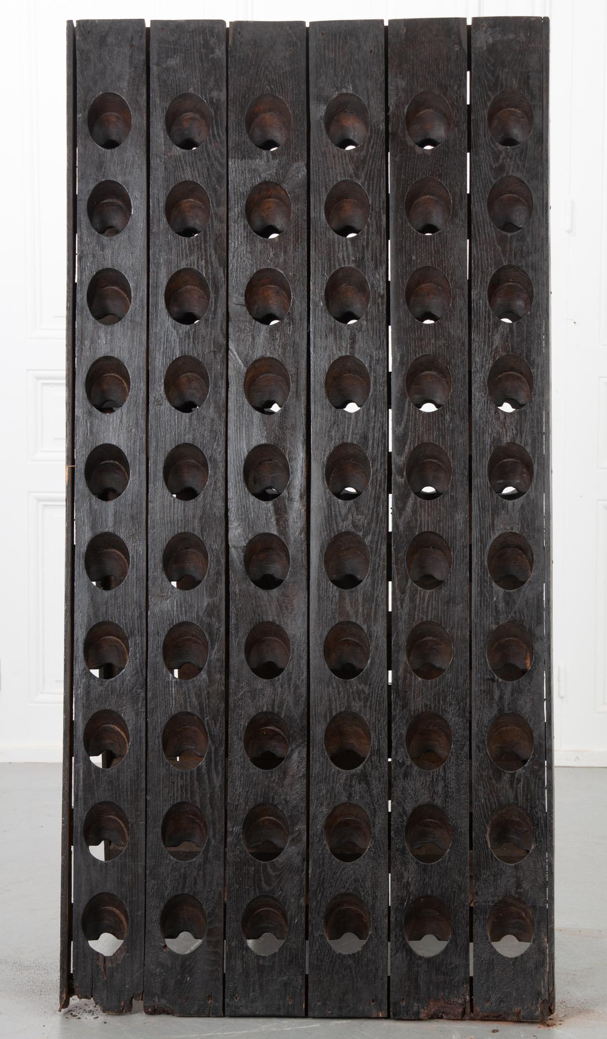 French 19th Century Champagne Riddling Rack For Sale 1