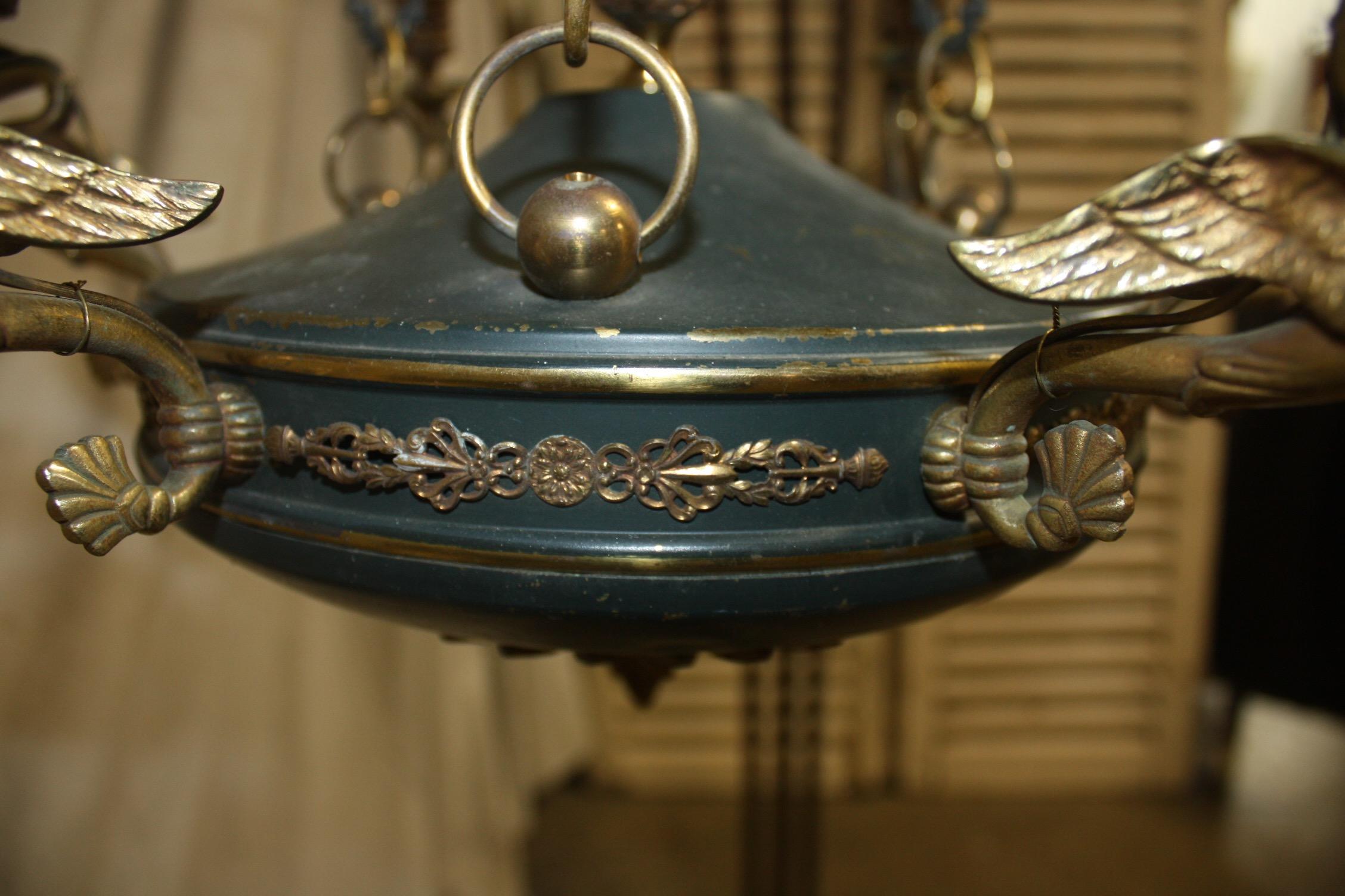 Kronleuchter aus dem 19. Jahrhundert (Bronze) im Angebot