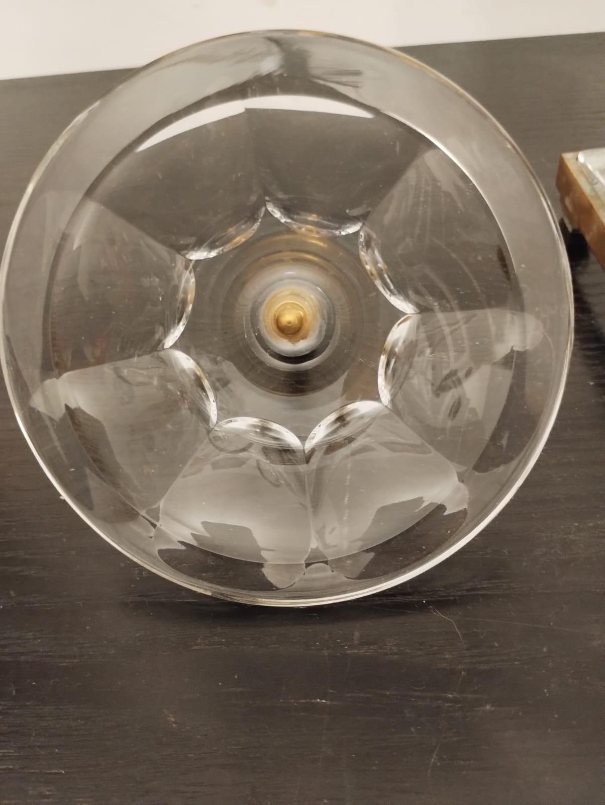 Cristallo Urna francese del XIX secolo Charles X st. in cristallo e ormolatura Baccarat in vendita