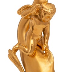 Miroir de coiffeuse français du 19ème siècle Charles X St. en bronze doré et marbre rouge griotte