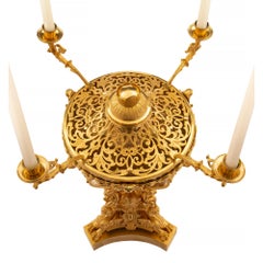 French 19th Century Charles X Style Ormolu Centerpiece with Pot Pourri Top