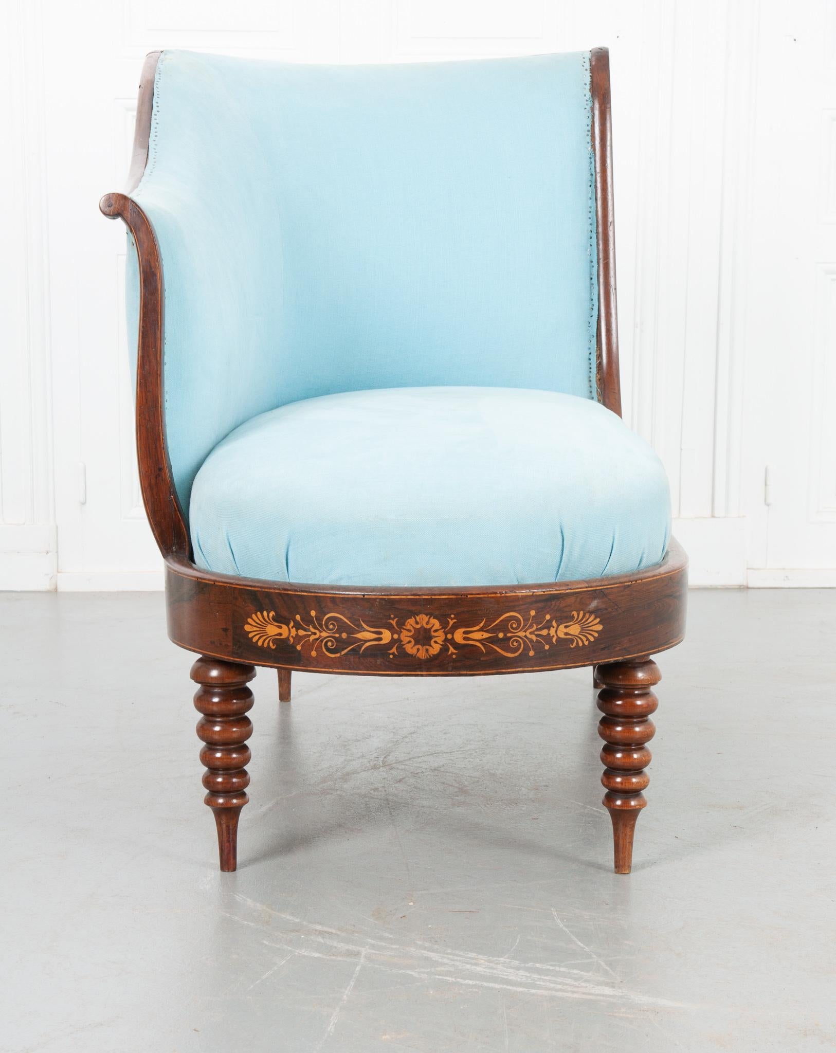 French 19th Century Charles X Style Settee 2