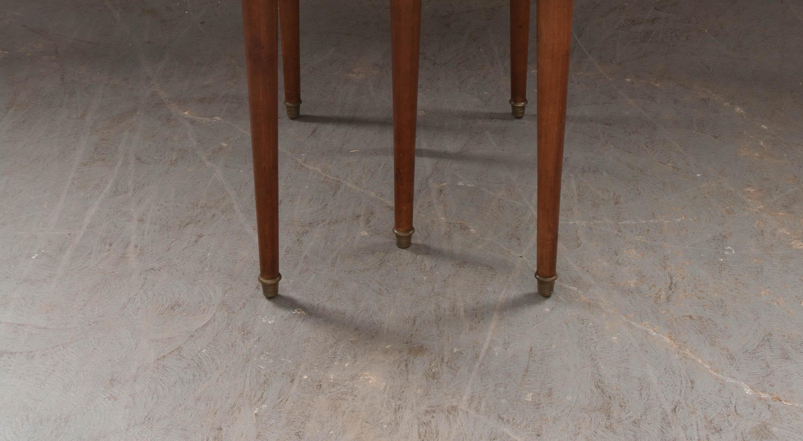 French 19th Century Cherry Extending Drop Leaf Table 1