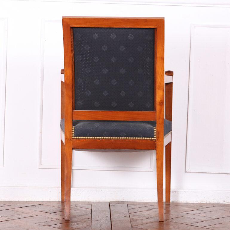 French 19th Century Cherrywood Directoire Style Armchair For Sale 3