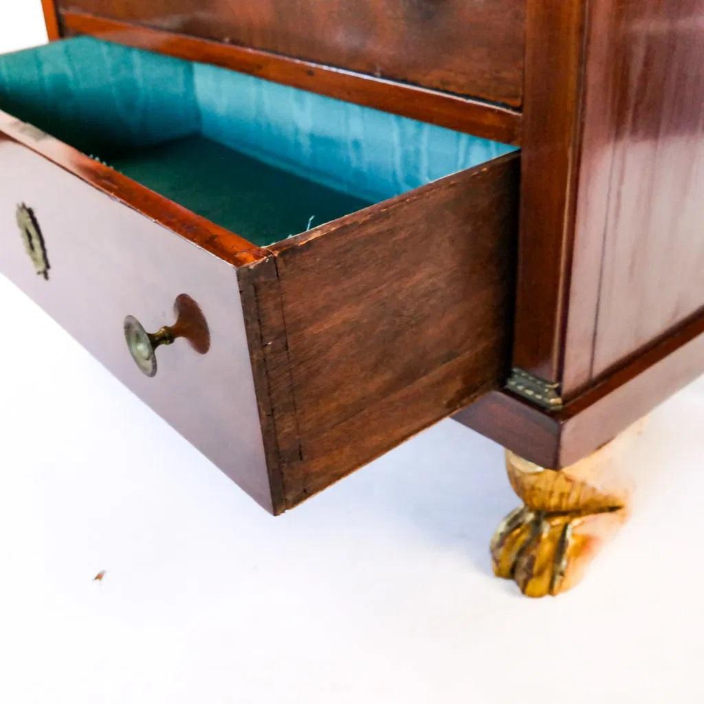 Marquetry French 19th Century Chest of Drawers - Commode For Sale