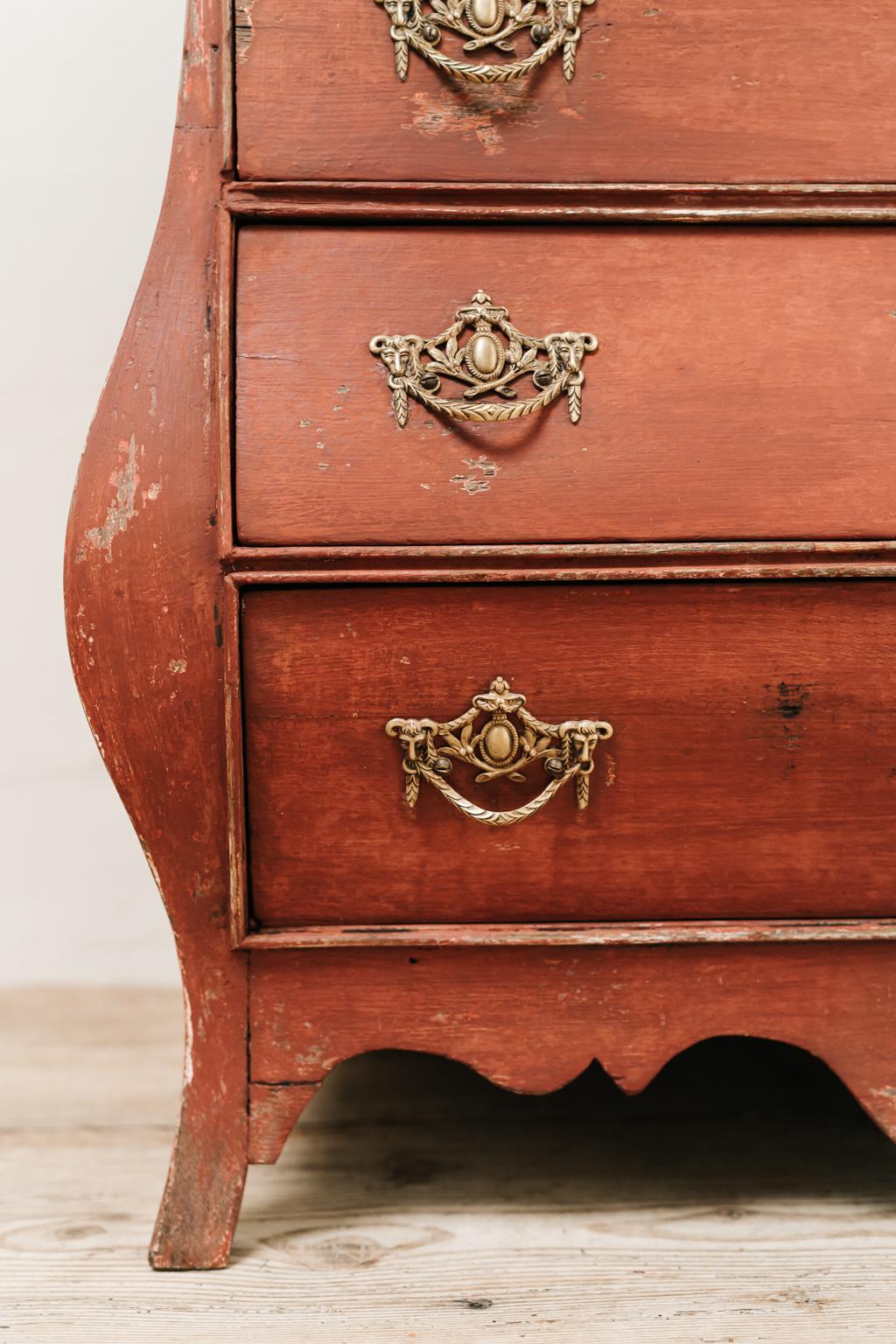 Hand-Painted French 19th Century Chest of Drawers For Sale