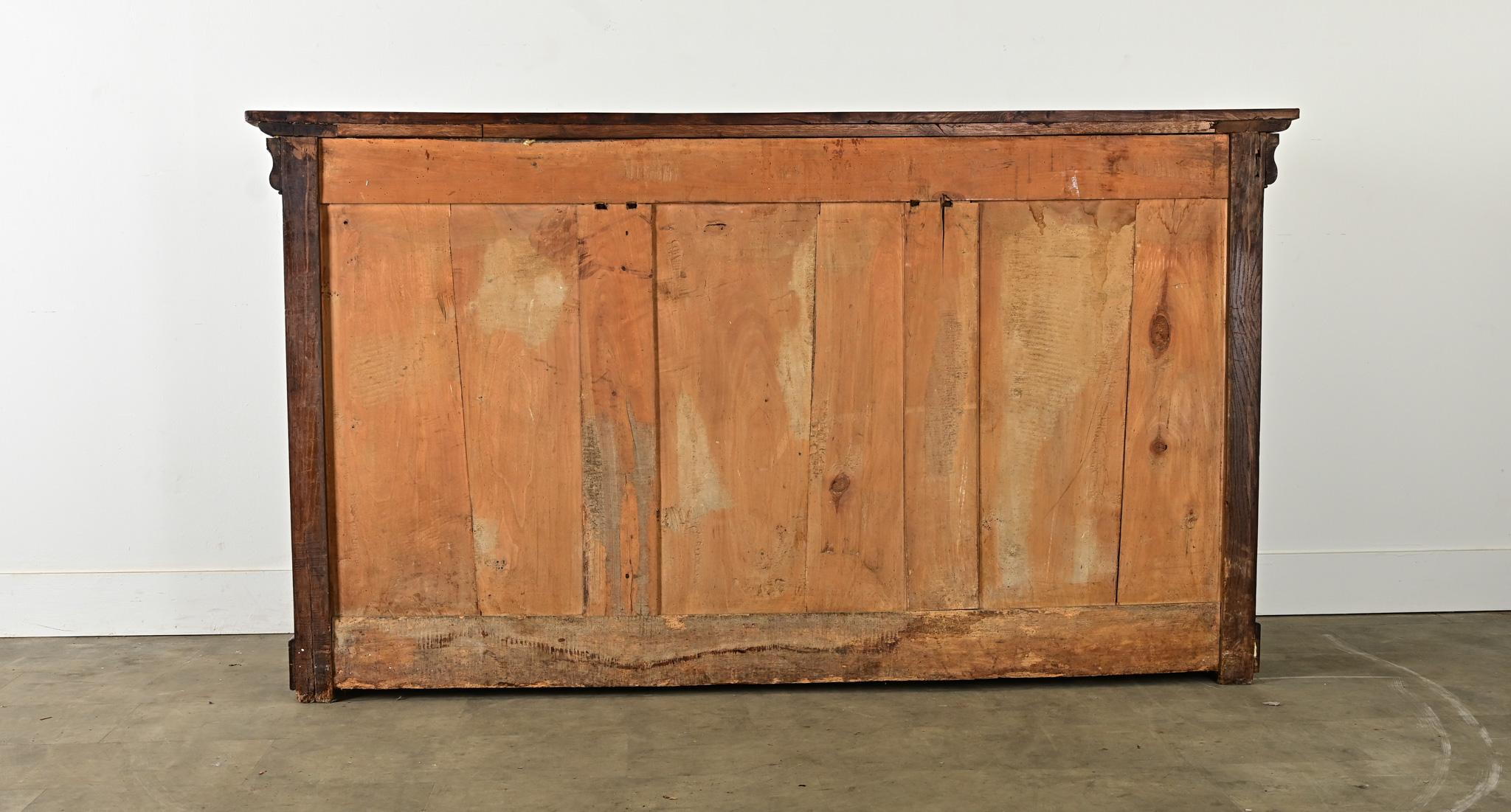 Enfilade francese del XIX secolo in castagno e Oak in vendita 2