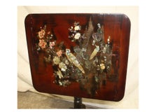 French 19th Century Chinoiserie Tilt-Top Table