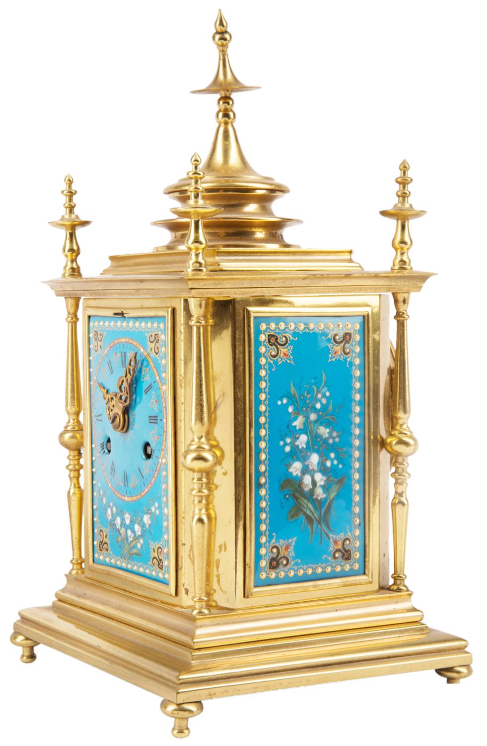French 19th Century Clock Set 4