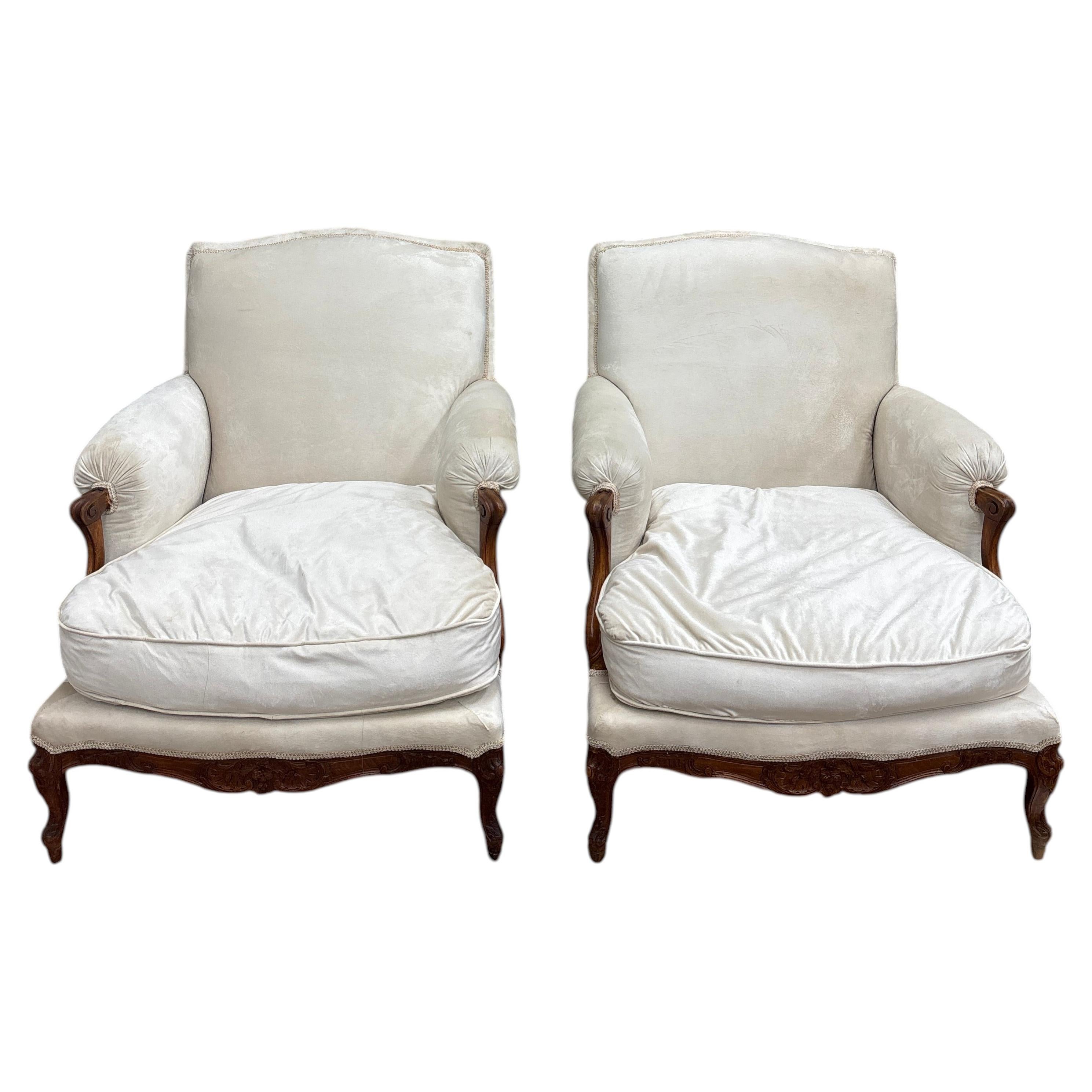 French 19th Century Club Chairs