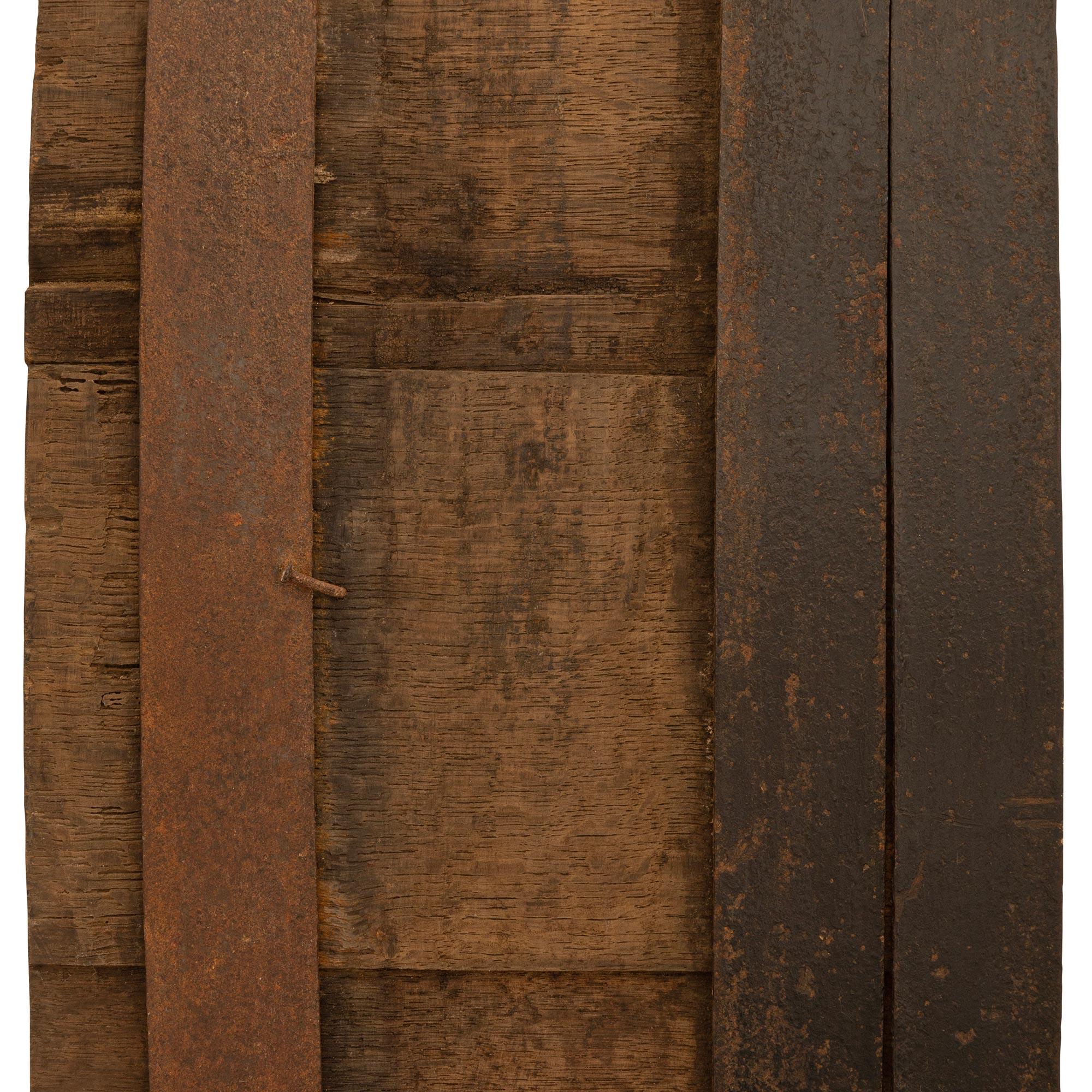 French 19th Century Cognac/Wine Oak Barrel Wall Decor For Sale 3
