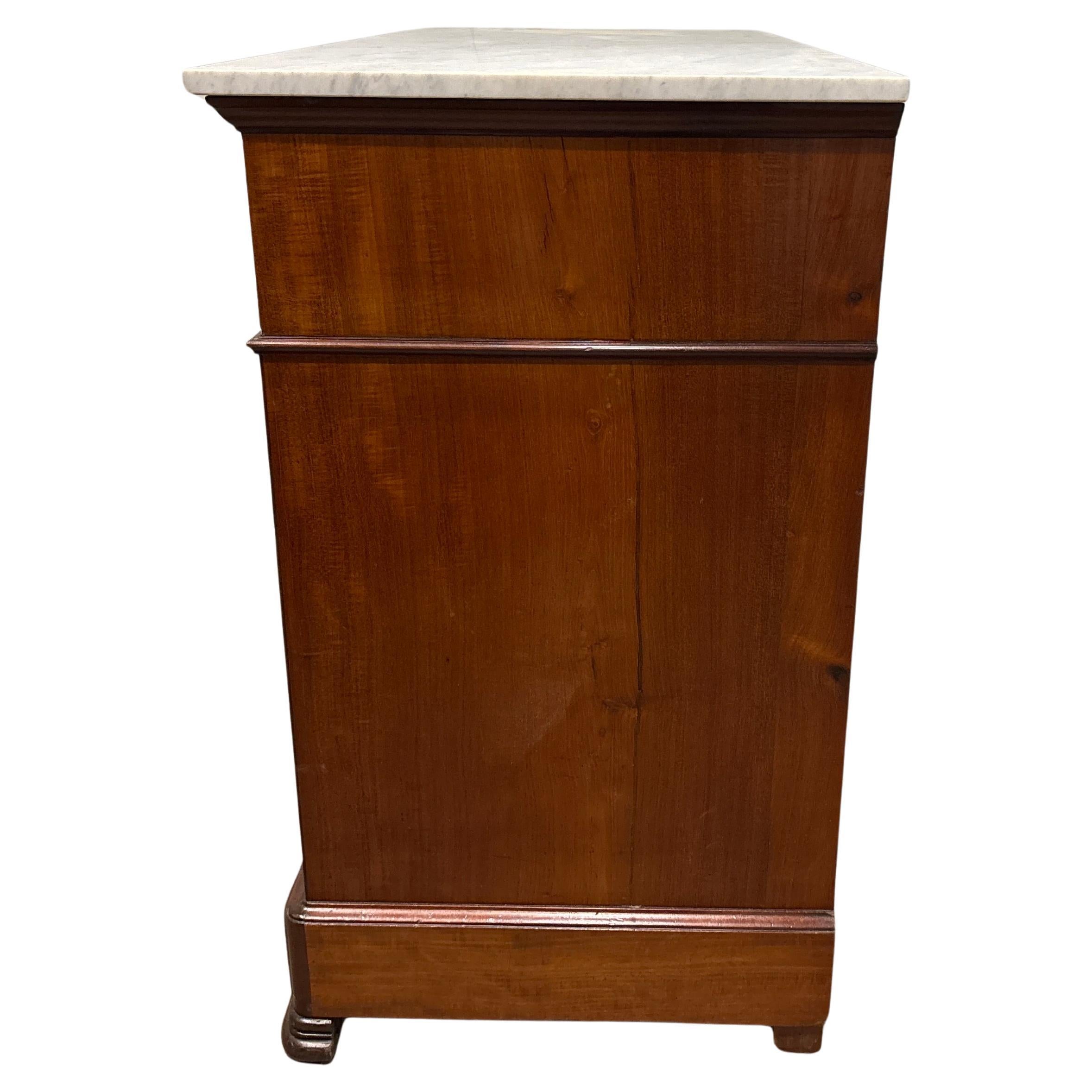 Marmo Commode francese del XIX secolo Scriban in vendita