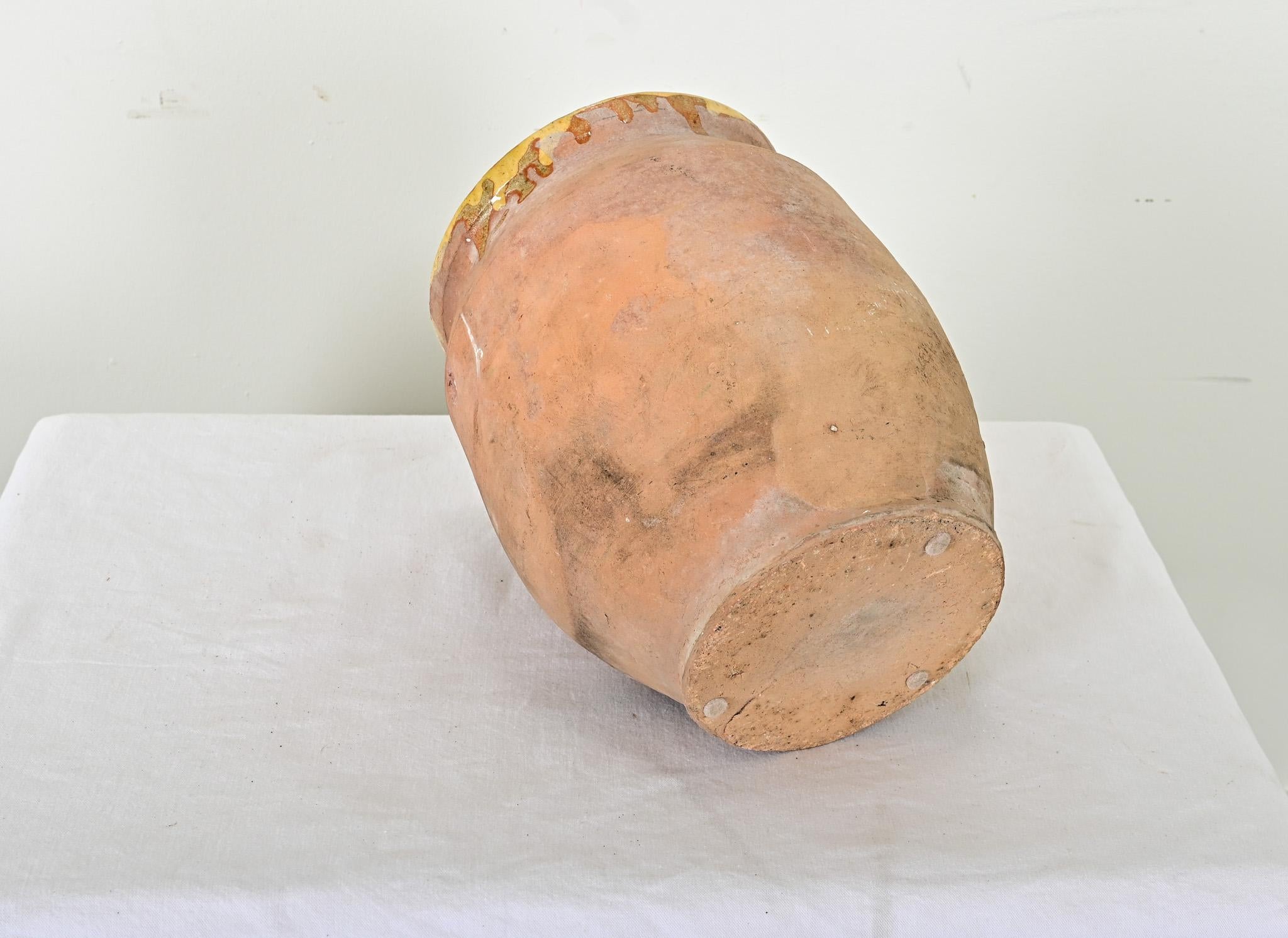 Terracotta Vaso per confit francese del XIX secolo in vendita