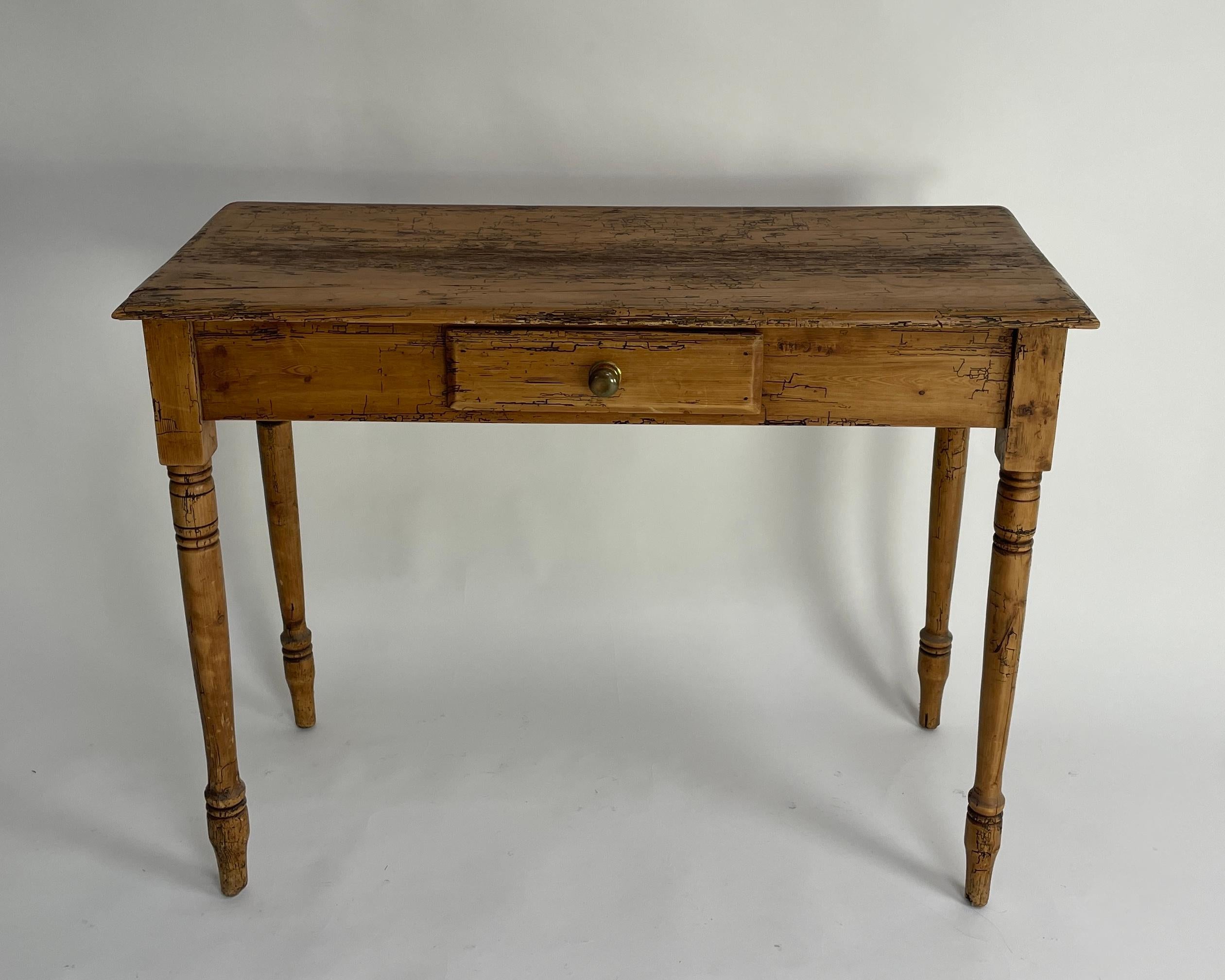 Small scale french console. Great Patina.