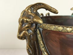 French 19th Century Copper and Brass Jardinière
