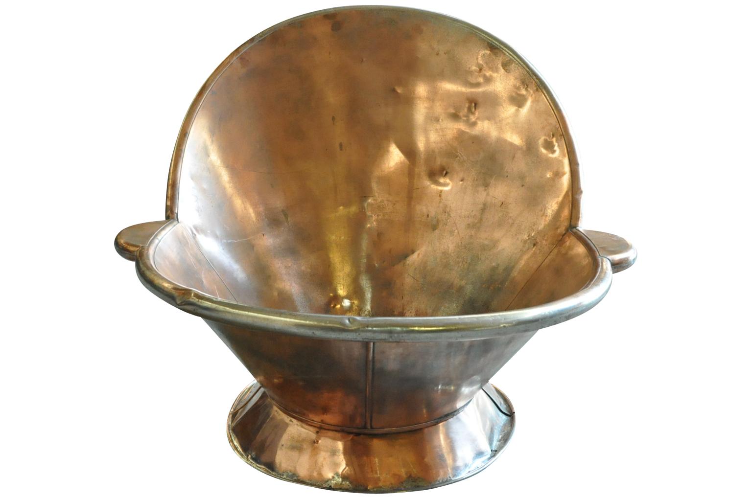 French 19th Century Copper Bathtub 3
