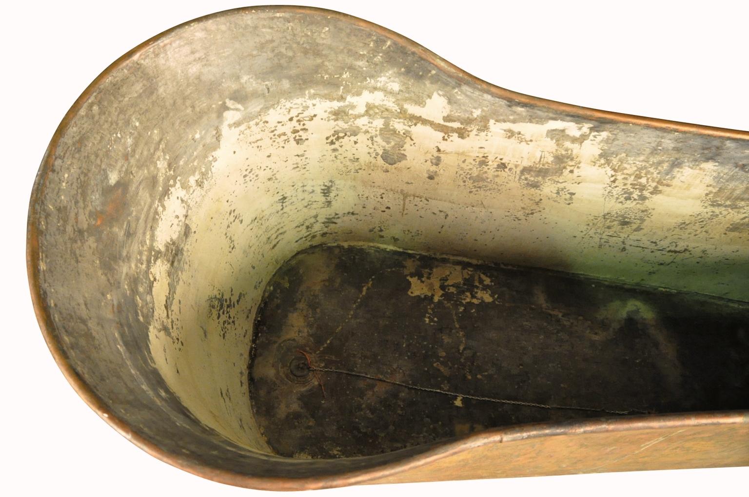 Kupfer-Badwanne aus dem 19. Jahrhundert im Angebot 2