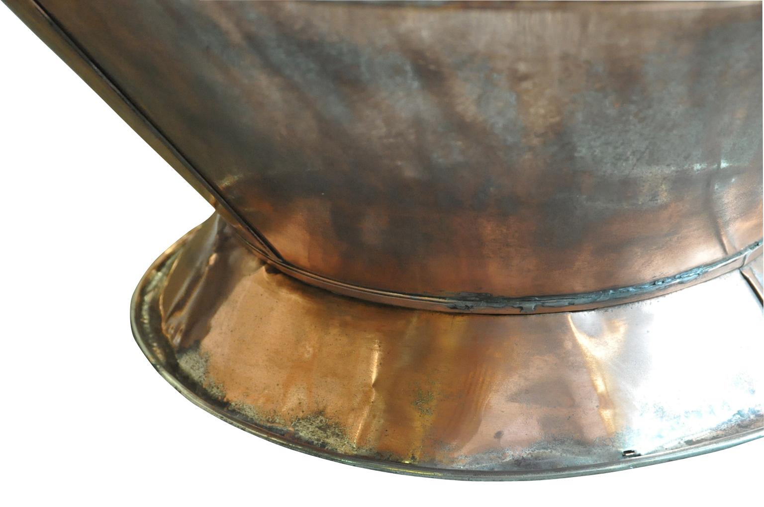 French 19th Century Copper Bathtub 6