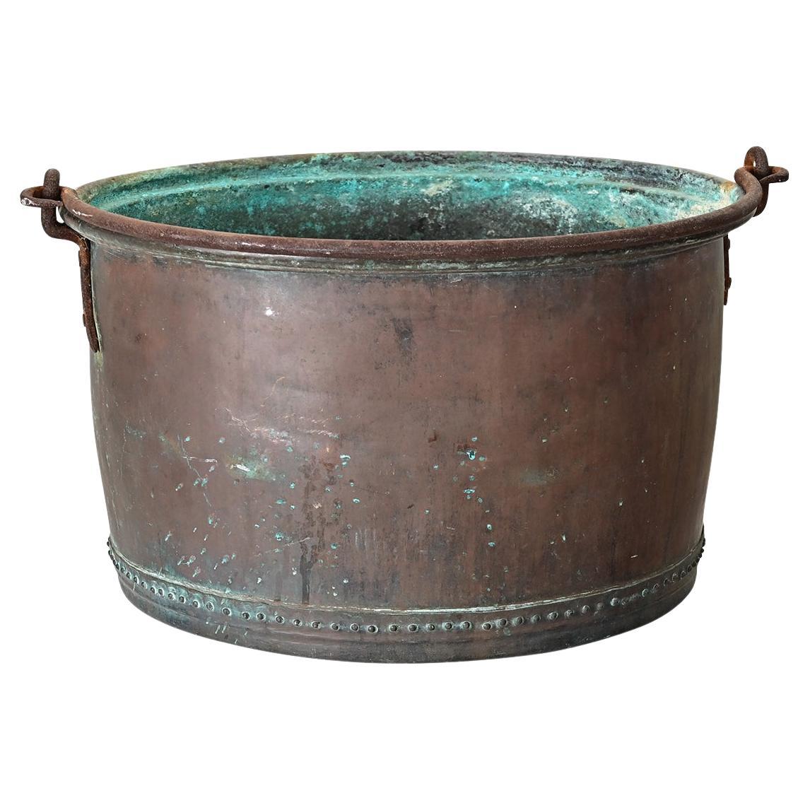 French 19th Century Copper Cooking Pot For Sale