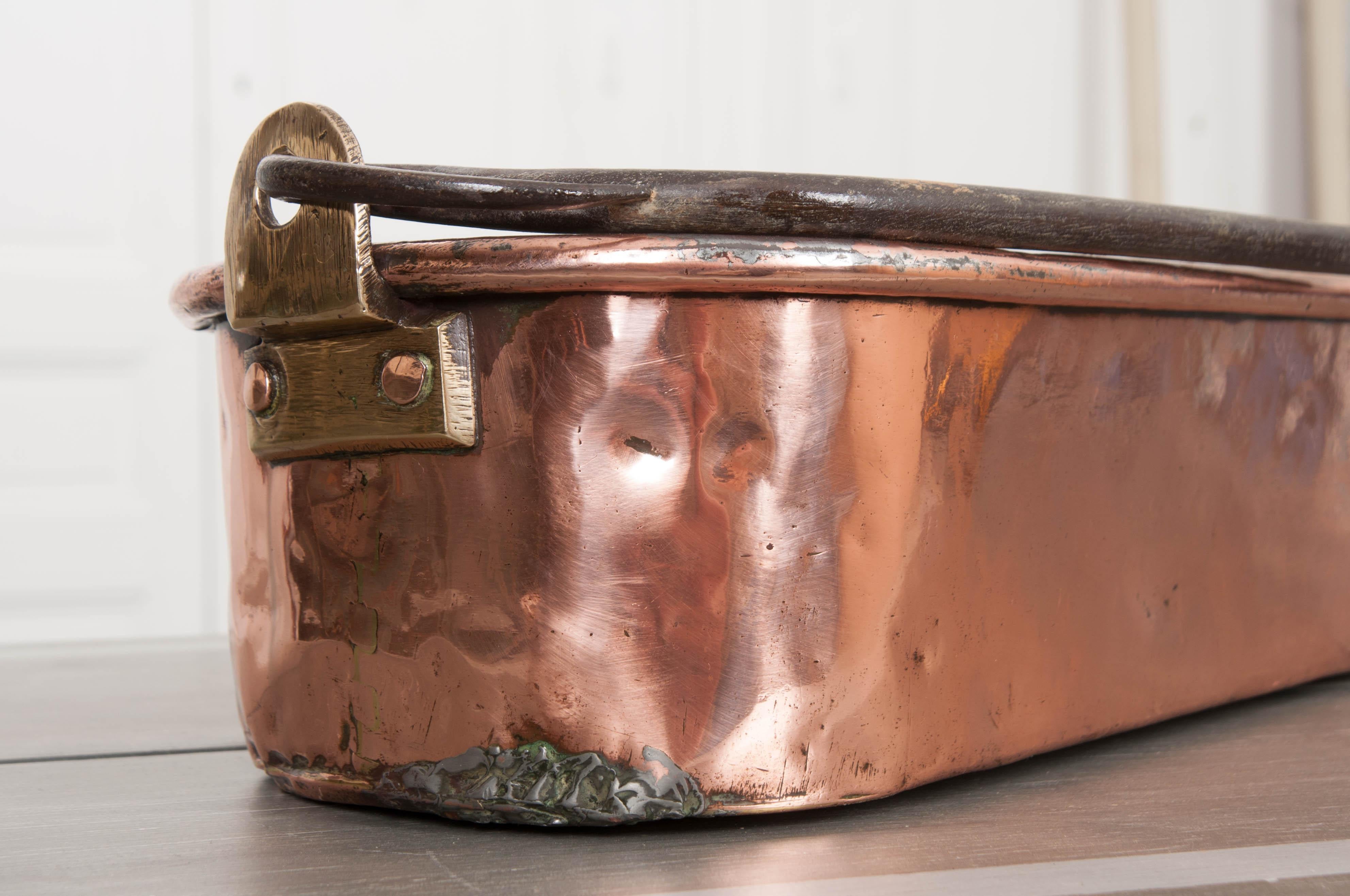 French 19th Century Copper Fish Kettle, Or Poisonierre 1