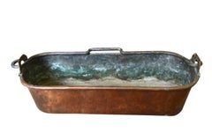 French 19th Century Copper Fish Pan