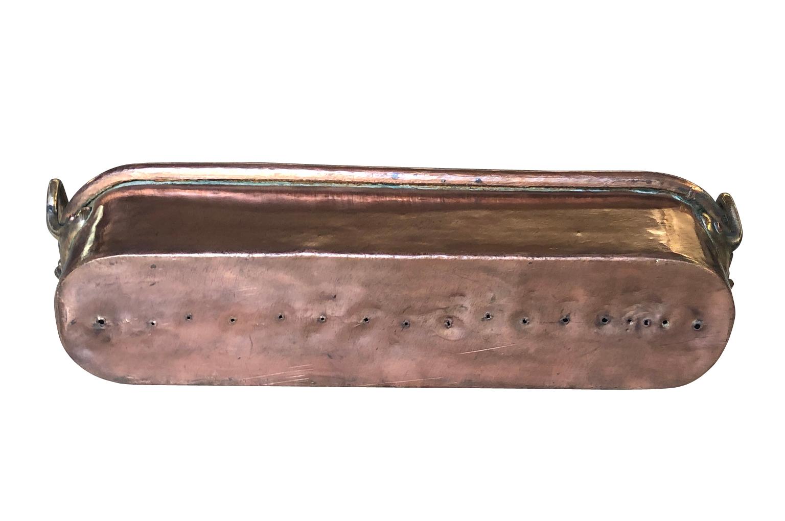 French 19th Century Copper Fish Pan 6
