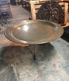 French 19th Century Copper Plate Coffee Table