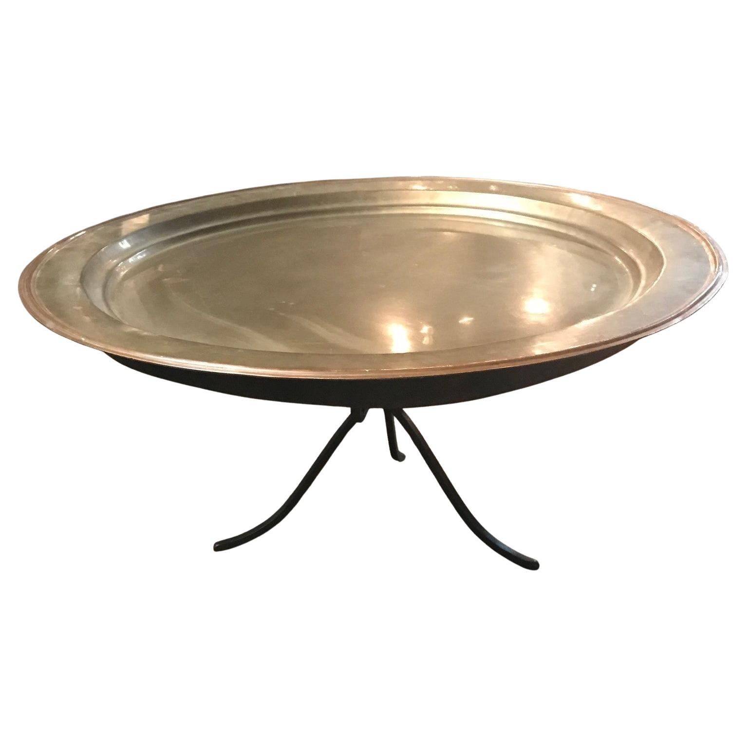 Table basse en cuivre du 19ème siècle en vente