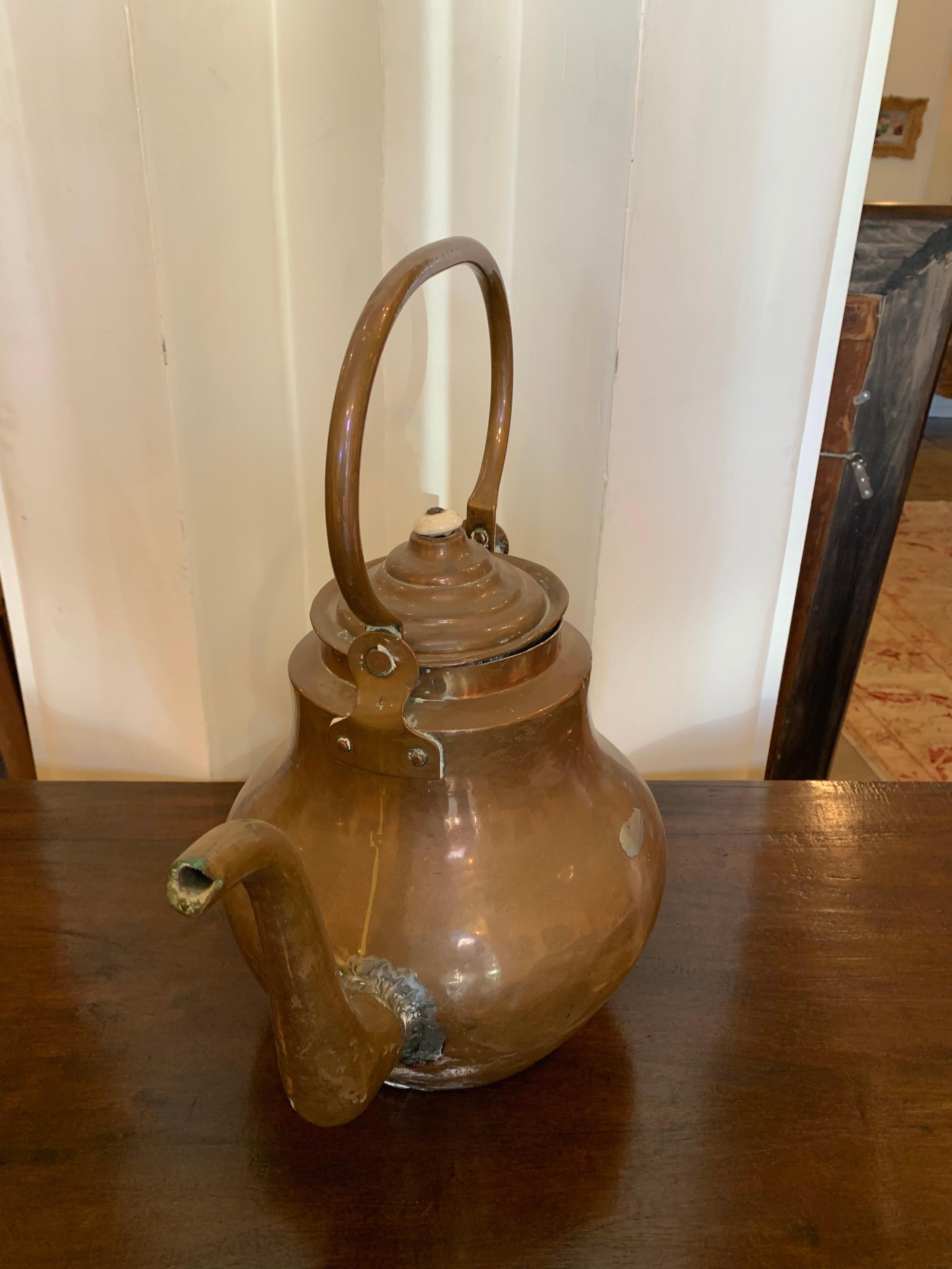 French 19th Century Copper Pot For Sale 1