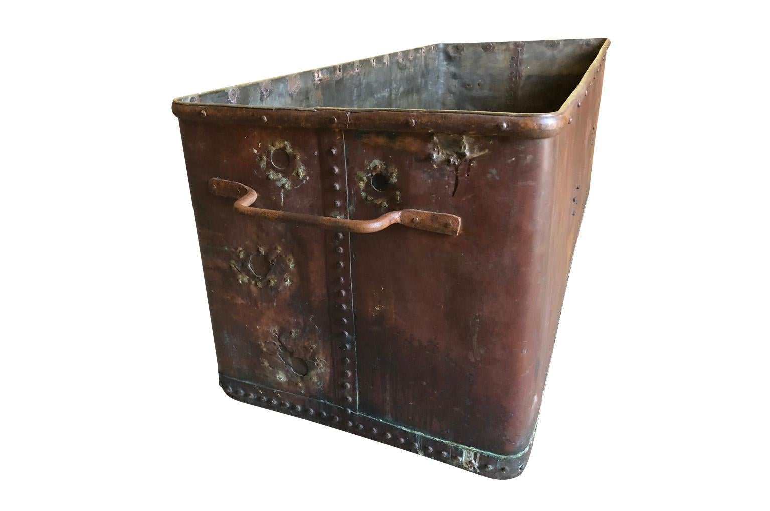 20th Century French 19th Century Copper Trough - Tub For Sale