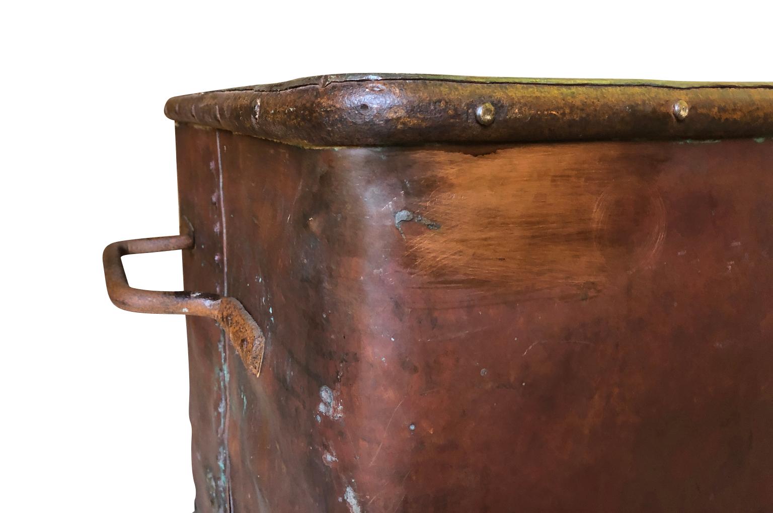 French 19th Century Copper Trough - Tub For Sale 3