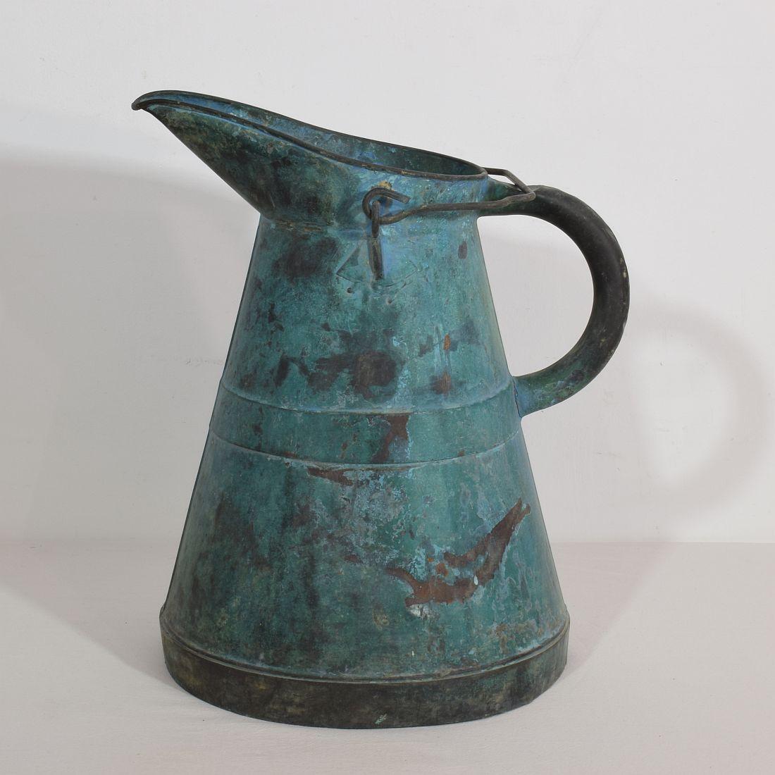 French 19th Century Copper Water Jug 2