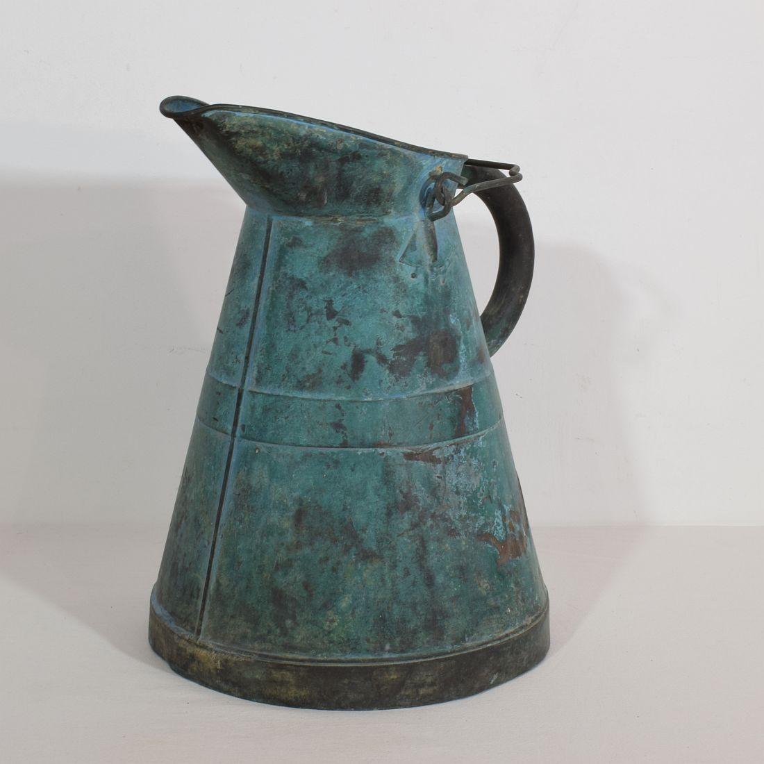 French 19th Century Copper Water Jug 3