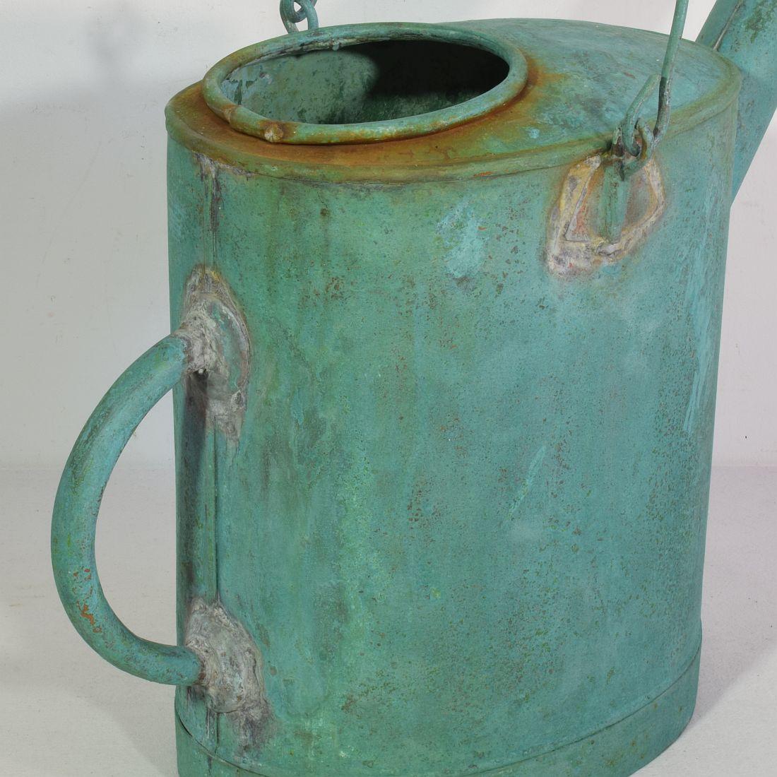 Französische Gießkanne aus Kupfer aus dem 19. im Angebot 6