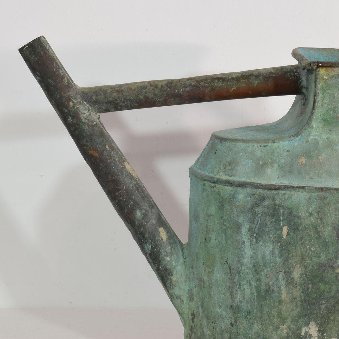 French 19th Century Copper Watering Can 9