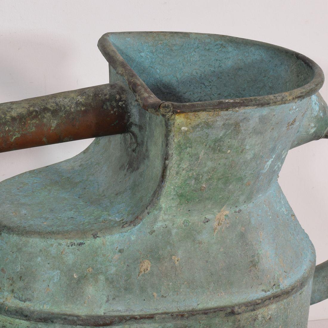 French 19th Century Copper Watering Can 10