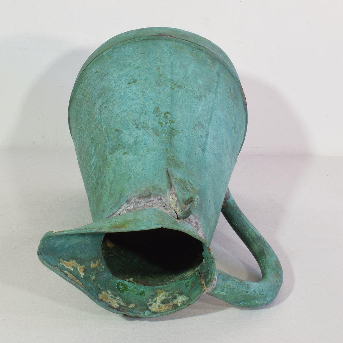 French 19th Century Copper Watering Can 9