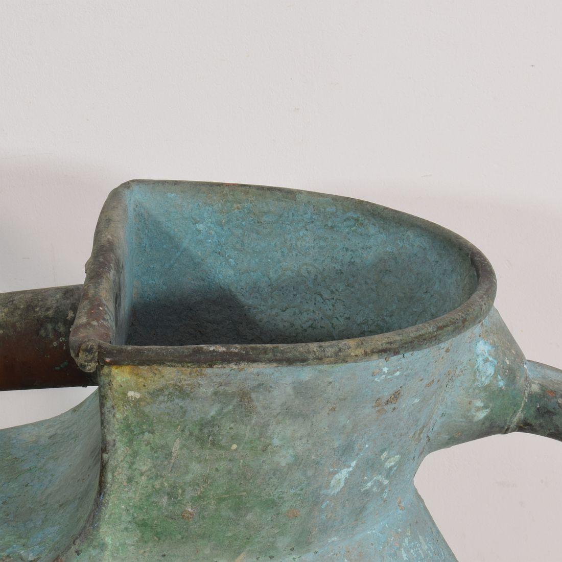 French 19th Century Copper Watering Can 11