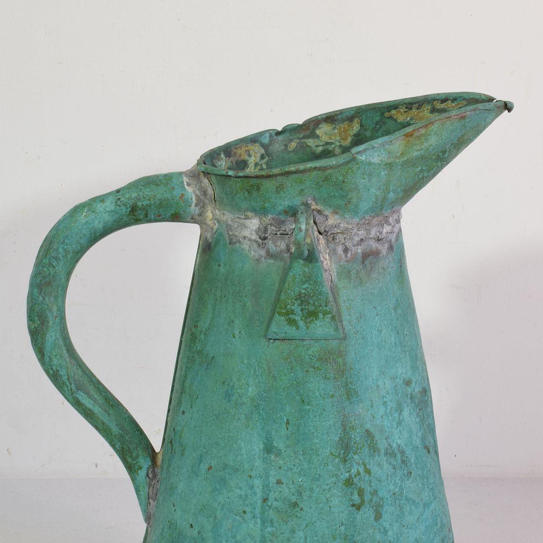 French 19th Century Copper Watering Can 5