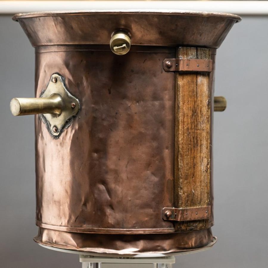 Mid-19th Century French 19th Century Copper Wine Measure 'Demi Hectolitre, 50 Litres' For Sale