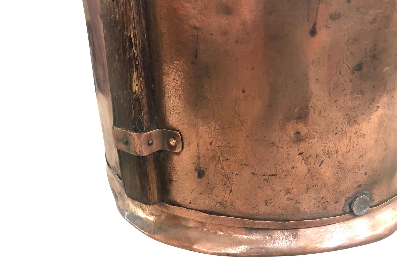 French 19th Century Copper Wine Measure 3
