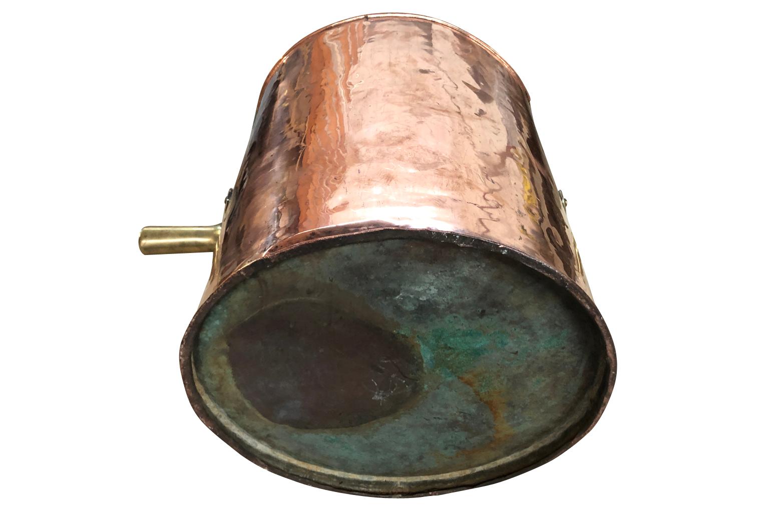 French 19th Century Copper Wine Measure 5