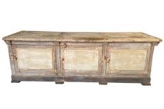French 19th Century Counter, Buffet De Metier